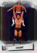 2021 WWE Chrome Trading Cards (Topps) Cesaro (No.53)