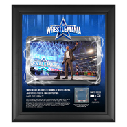 Triple H WrestleMania 38 15x17 Commemorative Plaque