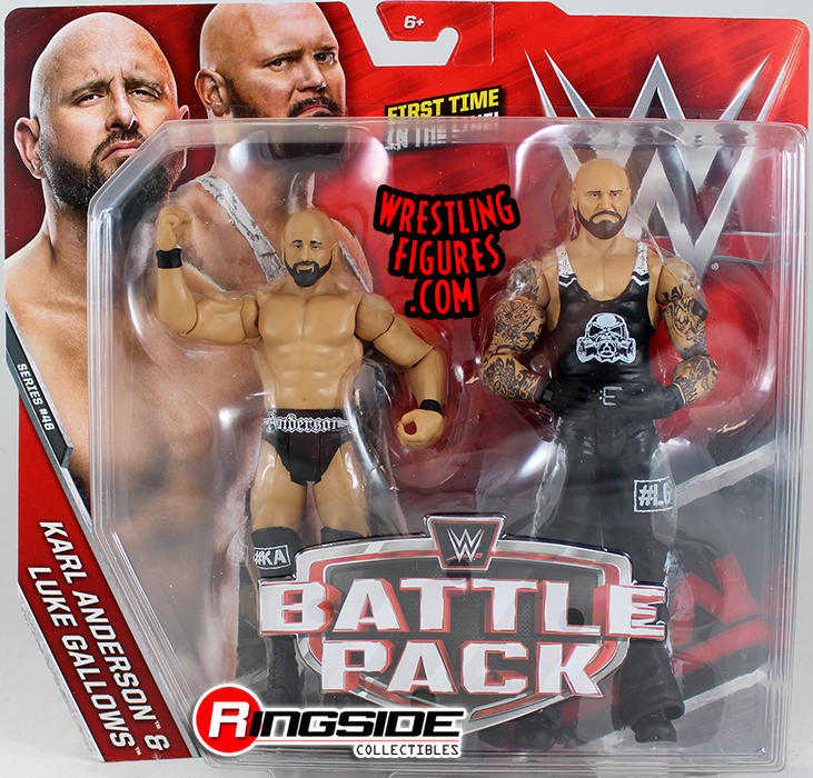 WWE Battle Packs 46 Luke Gallows Karl Anderson Pro Wrestling