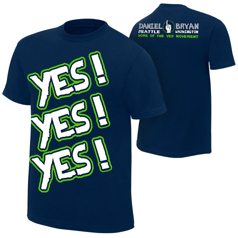 Daniel Bryan Yes Yes Yes Seattle Special Edition T Shirt Pro Wrestling Fandom