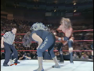 Royal Rumble 2000 HHH hits Foley with Barbed Wire