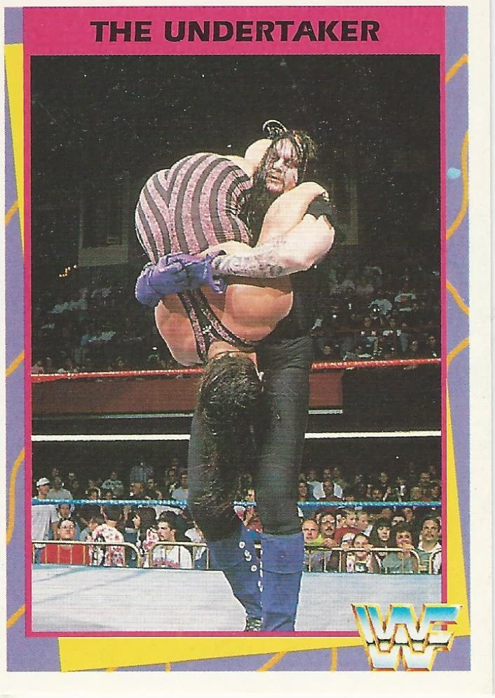 Carte à Collectionner WWF Merlin 1991 - The Undertaker #103 Rookie (Édition Allemande)