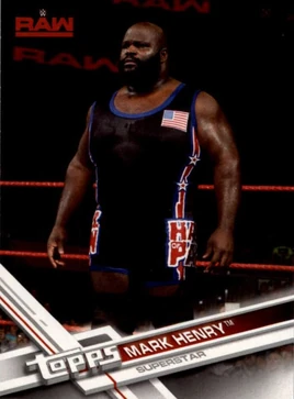 2017 WWE (Topps) Then, Now, Forever Mark Henry 127