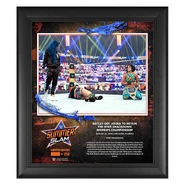Bayley SummerSlam 2020 15x17 Commemorative Plaque