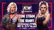 Toni Storm vs. The Bunny in an Interim AEW Women's World Championship Eliminator Match
