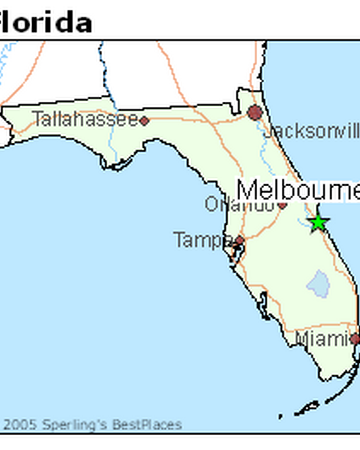 Where Is Melbourne Florida On The Map
