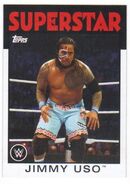 2016 WWE Heritage Wrestling Cards (Topps) Jimmy Uso (No.18)