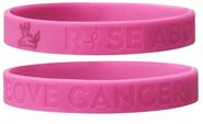 John Cena "Rise Above Cancer" Rubber Bracelet