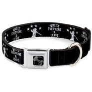 Roman Reigns "Wreck Everyone & Leave" Dog Collar