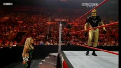 The return of Goldust to WWE (Goldust vs Santino Marella)