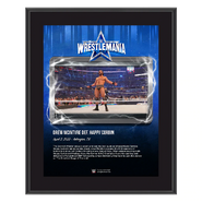 Drew McIntyre WrestleMania 38 10x13 Commemorative Plaque