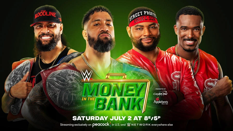 Money in the Bank 2022 The Usos v The Street Profits Pro Wrestling