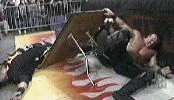 Public Enemy misses the table shot on Buff Bagwell.