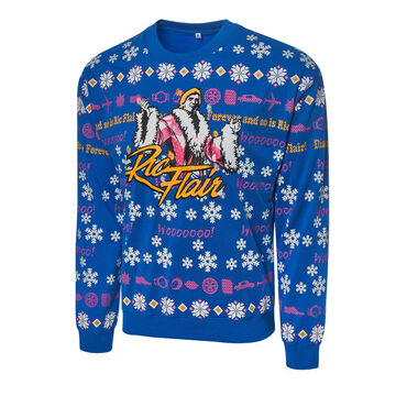 Ric Flair Light Up Ugly Holiday Sweatshirt 2019 Pro Wrestling Fandom