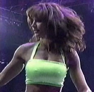 Kimberly Page in the ring.