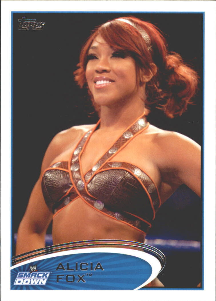 Alicia Fox 2018 Topps WWE Women's Division Divas Champion Insert WC-4