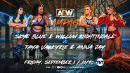 Skye Blue & Willow Nightingale vs. Taya Valkyrie & Anna Jay
