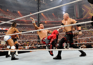 Kane at Wrestlemania 26 in the Money in the Bank.