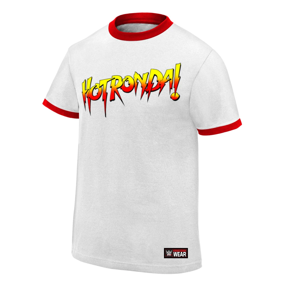 Ronda Rousey "Hot Ronda" Youth Authentic TShirt Pro Wrestling Fandom