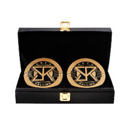 WWE World Heavyweight Championship Replica Title Side Plate Box Set