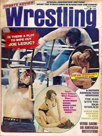 Sports Review Wrestling - April 1974