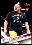 2017 WWE Wrestling Cards (Topps) Samoa Joe 83