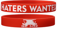 The Miz "Hater's Wanted" Rubber Bracelet