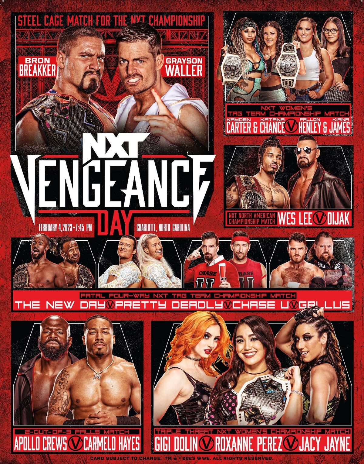 NXT Vengeance Day 2023 Pro Wrestling Fandom