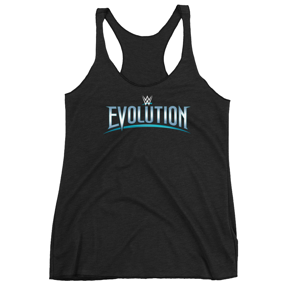 WWE Evolution 2018 Logo Women's Racerback Tank Top Pro Wrestling Fandom
