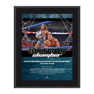American Alpha Elimination Chamber 2017 10 x 13 Commemorative Photo Plaque