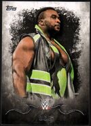 2016 Topps WWE Undisputed Wrestling Cards Big E (No.2)