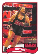 2018 WWE Heritage Wrestling Cards (Topps) Rhyno (No.62)