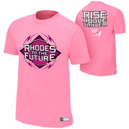 Cody Rhodes "Rise Above Cancer" Pink T-Shirt