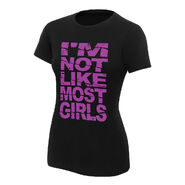 Nia Jax "I'm Not Like Most Girls" Women's Authentic T-Shirt