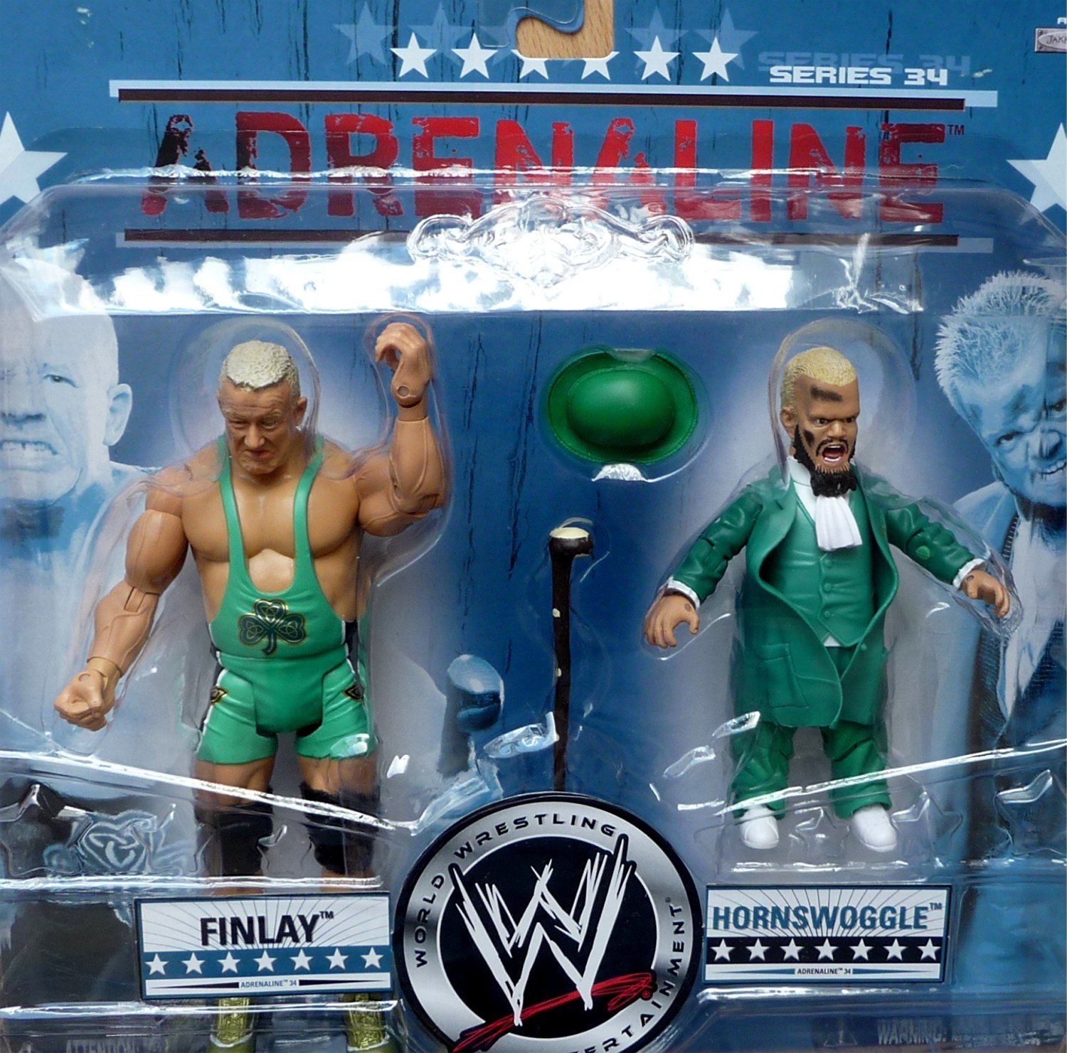 Finlay Hornswoggle WWE Adrenaline Series 34 Pro Wrestling
