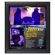 Bray Wyatt 2015 Fastlane 15 x 17 Framed Ring Canvas Photo Collage