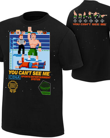 John cena 8 bit shirt clearance