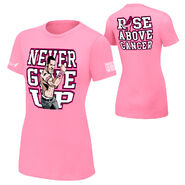 John Cena "Rise Above Cancer" Pink Women's T-Shirt