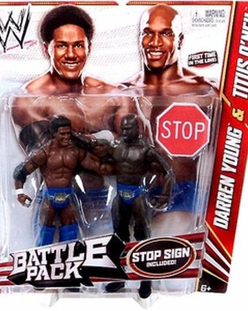 DARREN YOUNG Prime Time Players WWE Wrestling Battle Pack Series 21 Mattel 2011