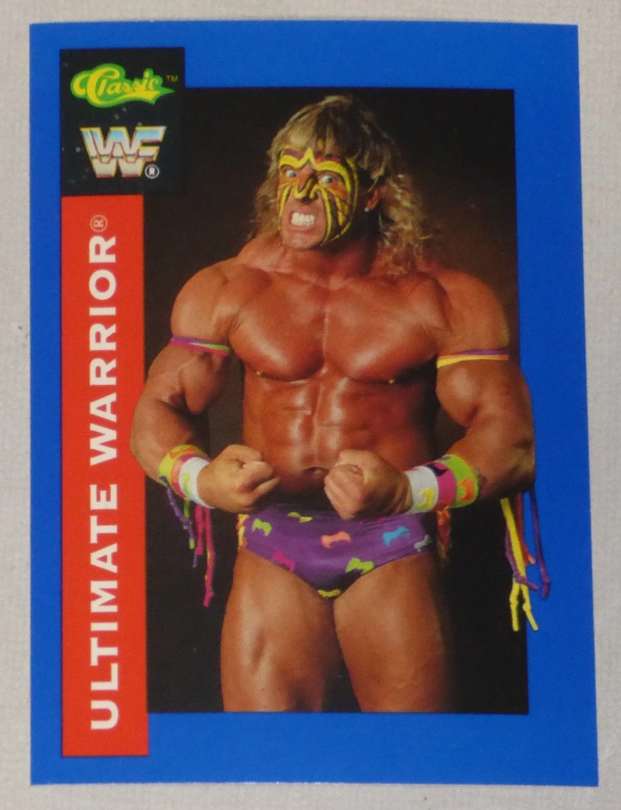 1991 WWF Classic Superstars Cards Ultimate Warrior (No.124) Pro