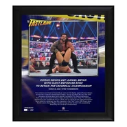 Roman Reigns FastLane 2021 15 x 17 Commemorative Plaque