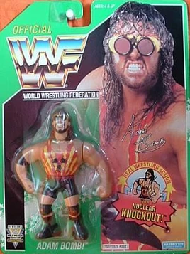 WWF Hasbro 1994 Adam Bomb Green