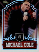 2011 Topps WWE Classic Wrestling Michael Cole (No.46)