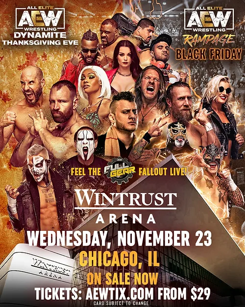 November 23, 2022 AEW Dynamite results, Pro Wrestling