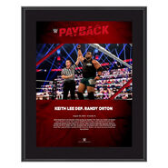 Keith Lee Payback 2020 10x13 Commemorative Plaque