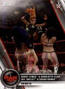 2020 WWE Women's Division Trading Cards (Topps) Becky Lynch & Charlotte Flair (No.79)