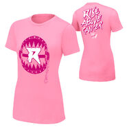 Ryback Rise Above Cancer Pink Women's Authentic T-Shirt