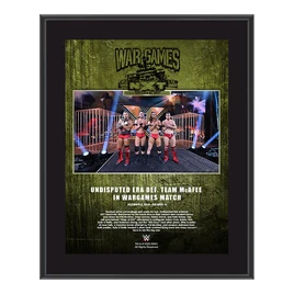 Undisputed Era NXT TakeOver WarGames 2020 10x13 Commemorative Plaque