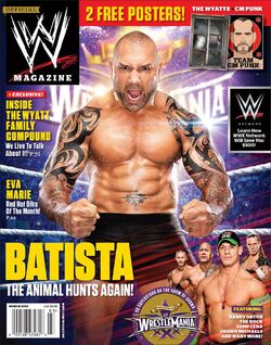 WWF Raw Magazine Dave Batista Cover 