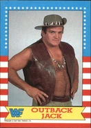 1987 WWF Wrestling Cards (Topps) Outback Jack (No.14)